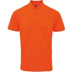 Premier Coolchecker Plus Pique Polo with CoolPlus Polo Shirt - Orange