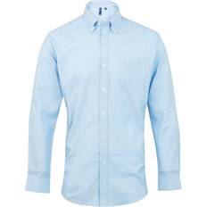 Premier Signature Oxford Long Sleeve Work Shirt - Light Blue