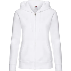 Fruit of the Loom Ladies Premium Hoodie - White