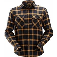 Snickers Workwear 8516 AllroundWork Checked Shirt - Black/Brown