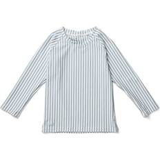 Liewood Noah Swim Tee Seersucker - Stripe Sea Blue/White (LW14128-0935)