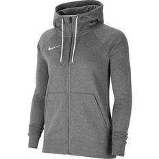 3XL - Women Jumpers Nike Women's Team Club 20 Full Zip Hoodie - Charcoal/White