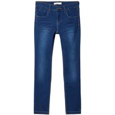 Name It Power Stretch Sweat Denim Slim Fit Jeans - Blue/Dark Blue Denim (13181150)