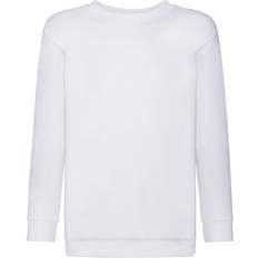 Fruit of the Loom Childrens Unisex Set In Sleeve Sweatshirt - White (UTBC1366-17)