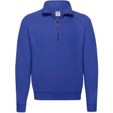 Fruit of the Loom Zip Neck Sweatshirt - Royal