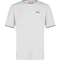 Slazenger Tipped T-shirt - Grey Marl