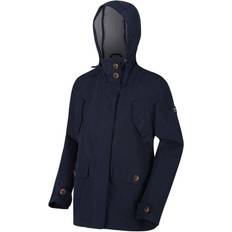 Regatta Kimberley Walsh Ninette Lightweight Hooded Waterproof Jacket - Navy