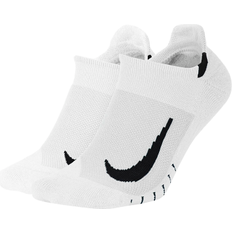 Nike Underwear Nike Multiplier No-Show Running Socks 2-pack Men - White/Black
