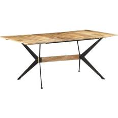 Natural Dining Tables vidaXL 3216 Dining Table 90x180cm