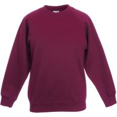 Fruit of the Loom Kid's Raglan Sleeve Sweatshirt - Burgundy