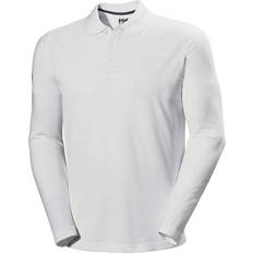 Helly Hansen Crewline Long Sleeve Polo Shirt - White