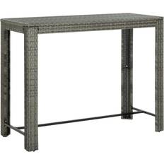 Grey Outdoor Bar Tables Garden & Outdoor Furniture vidaXL 45878 Outdoor Bar Table