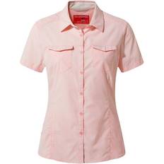 Craghoppers NosiLife Adventure II Short Sleeved Shirt - Seashell Pink