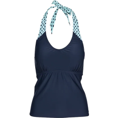 Women - XL Tankinis Trespass Winona Women's Halter Neck Tankini Top - Navy