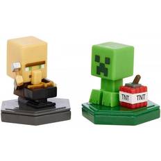 Minecraft Figurines Minecraft Boost Mini Figure Reparing Villager & Mining Creeper