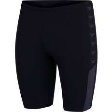 Speedo Boom Logo Splice Jammer Shorts - Black/Grey