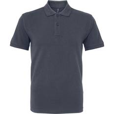 ASQUITH & FOX Organic Classic Fit Polo Shirt - Graphite