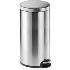 Durable Pedal Bin Stainless Steel Round 30L