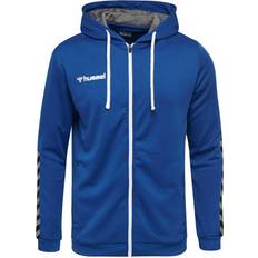 Hummel Authentic Poly Zip Hoodie - True Blue