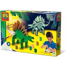 SES Creative Wooden Dino Glow in the Dark