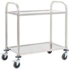 Stainless Steel Tables vidaXL - Trolley Table 45x87.1cm