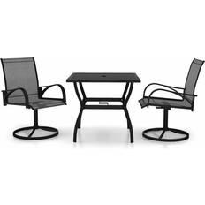 Garden & Outdoor Furniture vidaXL 3060281 Patio Dining Set, 1 Table incl. 2 Chairs