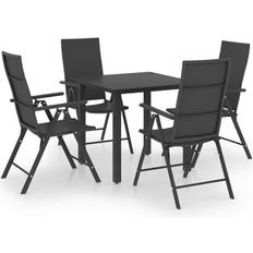 vidaXL 3060047 Patio Dining Set, 1 Table incl. 4 Chairs