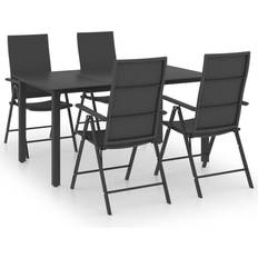 vidaXL 3060048 Patio Dining Set, 1 Table incl. 4 Chairs