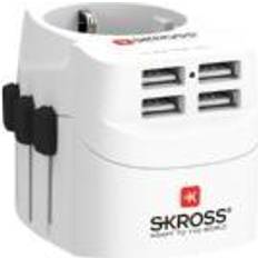 4 USB Outlets Travel Adapters Skross Pro Light 4 Usb 1302461