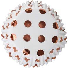 PME Rose Gold Polka Dots Cupcake Case 5 cm