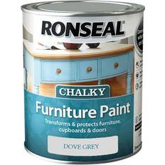 Ronseal Chalky Wood Paint Dove Grey 0.75L