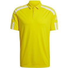 Adidas Men - Yellow Tops Adidas Squadra 21 Polo Shirt Men - Team Yellow/White