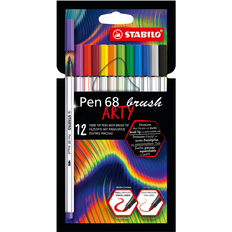 Stabilo Pen 68 Brush Arty 12-pack