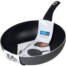 Aluminium Stir Fry Pans Pendeford Diamond Non-Stick 28 cm