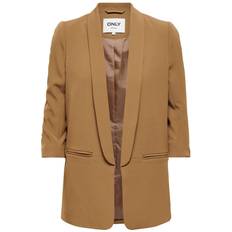 Only Long Blazer - Brown/Toasted Coconut