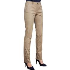 Brook Taverner Houston Slim Leg Chinos - Beige