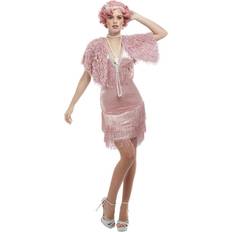 20's Fancy Dresses Smiffys 20's Vintage Flapper Costume Pink