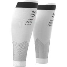 Men - Polyester Arm & Leg Warmers Compressport R2V2 Calf Protection Men - White