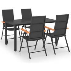 vidaXL 3060072 Patio Dining Set, 1 Table incl. 4 Chairs