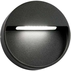 Gold Wall Flush Lights LIGHT-POINT Sirius 1 Wall Flush Light