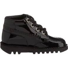 Kickers Kick Hi Zip Junior - Black Patent