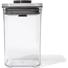 OXO Good Grips Steel Pop Small Square Short Kitchen Container 1L