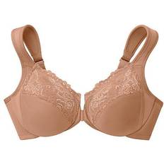 Glamorise Wonderwire Front Close Bra - Cappuccino