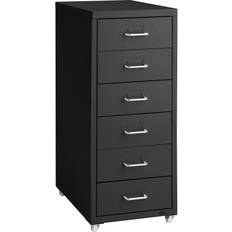 Casters Chest of Drawers tectake Filing Chest of Drawer 41x69cm