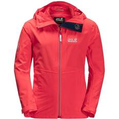 Jack Wolfskin Kid's JWP Shell - Tulip Red