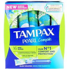 Best Tampons Tampax Super Tampons Pearl 18-pack