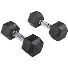 Olive Rubber Hex Dumbbell 7kg