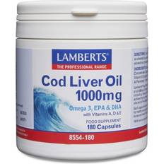 Lamberts Fatty Acids Lamberts Cod Liver Oil 1000mg 180 pcs