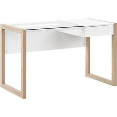 Glass Writing Desks Beliani Jenks Writing Desk 60x120cm