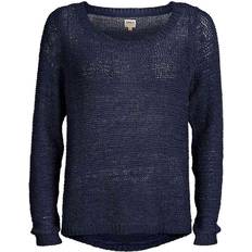 Polyamide Jumpers Only Geena Xo Knitted Sweater - Navy Blazer
